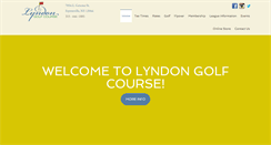 Desktop Screenshot of lyndongolfcourse.com